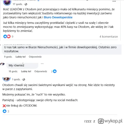 rzzz - Na fb pośrednicy się skrzykują, organizują Bojkot Otodom, bo znowu podwyżka. 3...