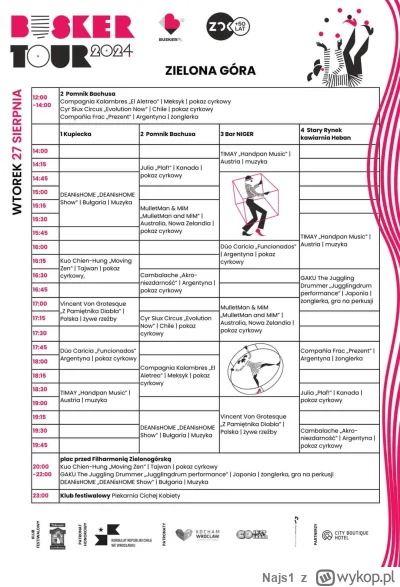 Najs1 - To już dziś! #zielonagora #buskerbus #iluzja