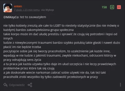 bacaa90 - A Wy dlaczego pracujecie w korpo? 
Tylko poważne komentarze.

SPOILER

#shi...