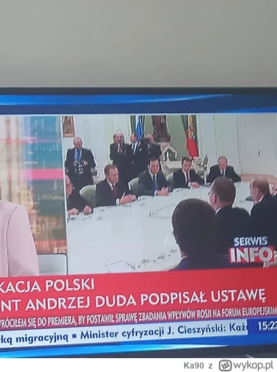 Ka90 - #bekazpisu #propaganda 

tvpis puszcza info o podpisaniu ustawy i przewija w k...