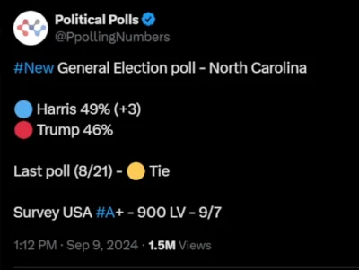 Suszek - NC dla Harris ( ͡° ͜ʖ ͡°)

#usa #polityka
