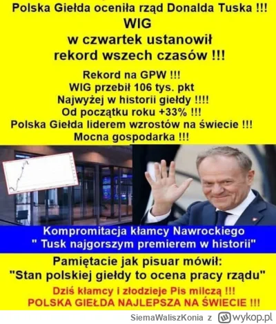 SiemaWaliszKonia - - Mamy aktualnie najszybciej rozwijającą się gospodarkę na świecie...