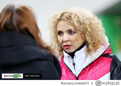NanuszJowak91 - Czyzby w sztabie reprezentacji byla ta pani? #mecz