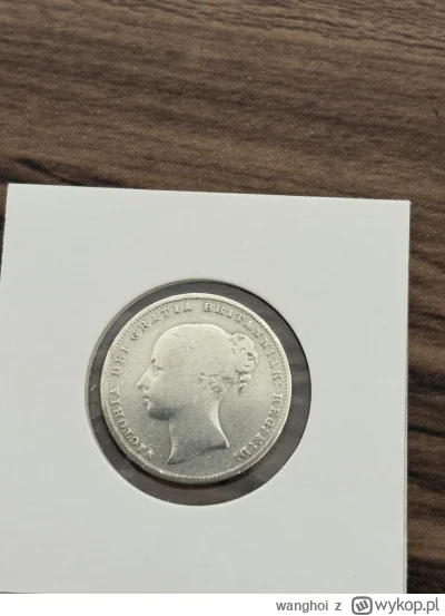 wanghoi - A dziś przyszedł shilling z królowa Wiktoria z 1866 roku. #numizmatyka #mon...