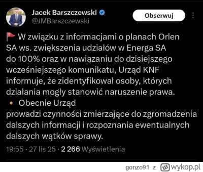 gonzo91 - #gielda 
Cwaniak od Energii tango down.
SPOILER