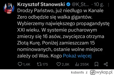 kubanfs - Krzysio 

#polityka #kanalzero #bekazpisu #wiadomosci