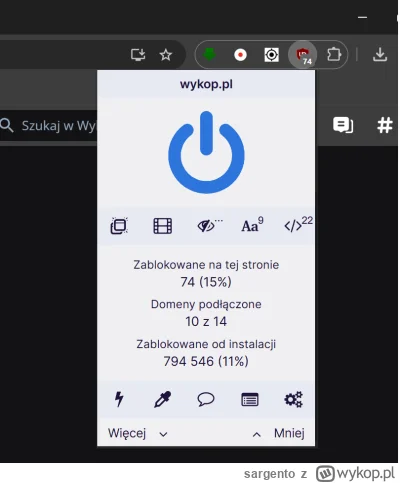 sargento - >No nieźle: Chrome zablokowało uBlock origin.

@Smash: no nie-e.