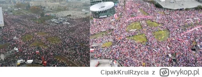 CipakKrulRzycia - Marsz Miliona Serc i Marsz Niepodległości. Tylko nie pamiętam które...
