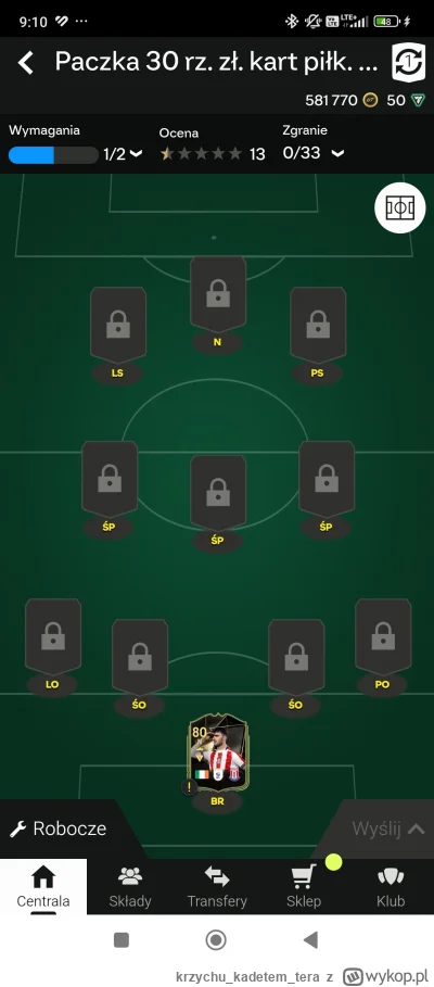 krzychukadetemtera - #fut 
Co jest? Wymień jedna kartę Totw, tots lub mistrzostwa ult...