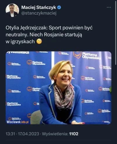 huncwot_ - Jędrzejczak stratowana z listy PO
to teraz pewnie będą standardowe komenta...