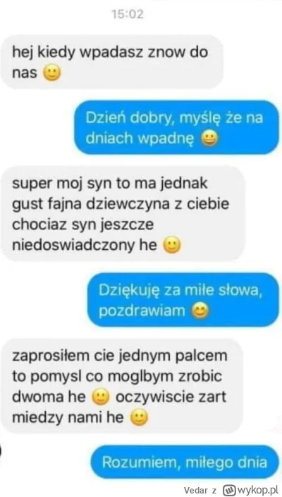 Vedar - ku*wa...
#cringe #podrywajzwykopem  #spermiarzalert