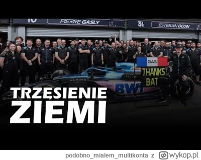 podobnomialemmultikonta - Trzęsienie ziemi: #f1 #echapadoku #kubica #panszafa