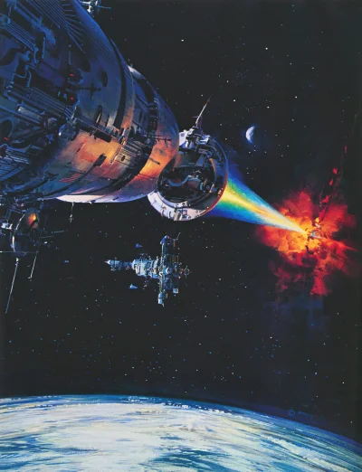 Mortadelajestkluczem - John Berkey, 1985

#mortadelawkosmosie  #scifiart