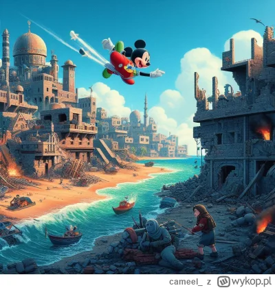 cameel_ - Nie spodziewałem się, że wygeneruje coś takiego.

Gaza Zone Disney Poster

...
