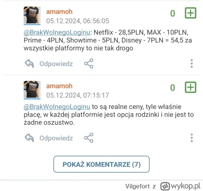 Vilgefort - @amamoh to dlaczego płacisz jakiemuś Januszowi 28,5 za netflixa zamiast 1...