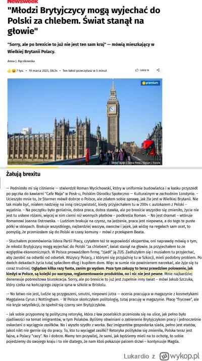 Lukardio - 2016 - Brexit nie będzie taki zły, dziś UK , Jutro Węgry, Włochy, pojutrze...