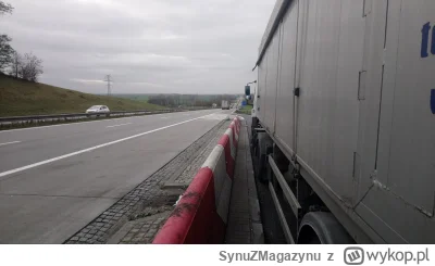 SynuZMagazynu - akurat kierowca Tira natrafił na strajk #Live