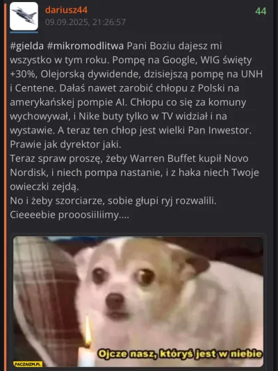 dariusz44 - #gielda Wychwalajmy Pana bo jest dobry!
Patrzę na premarket i nasze modły...