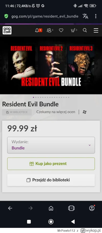 MrPawlo112 - Dziękuję Pan #gog #retrogaming #residentevil #gry