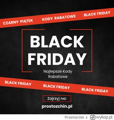 Prostozchin - Kody rabatowe na Black Friday i Cyber Monday w AliExpress

Wyprzedaż st...