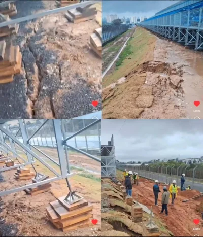 JednaRenkaJedenKaleka - Fajne trybuny mają te brazole, może w trakcie wyścigu się roz...