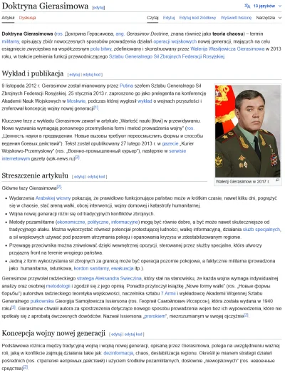 mleko3-2procent - @Poopiesh: Konsekwentnie prowadzona doktryna Gerasimova. Duży wysił...