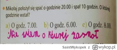 SaintWykopek - #matematyka #zawszesmieszy