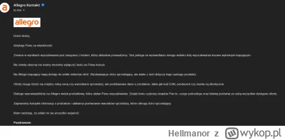 Hellmanor - #allegro Drogie Allegro, dlaczego użytkownik końcowy zostaje testerem? 
M...