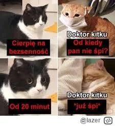 lazer - @Zmorka doktor kitku juz spi