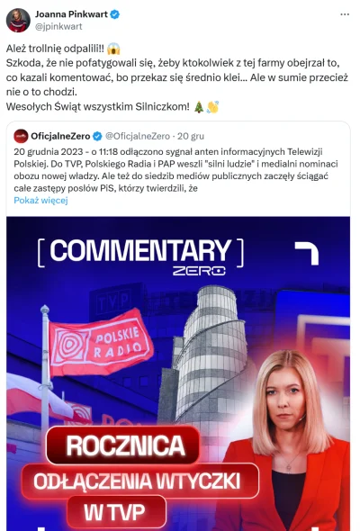 splinter96 - Pisowska hiena odpaliła się na twitterze, bo ludzie śmieli skrytykować j...