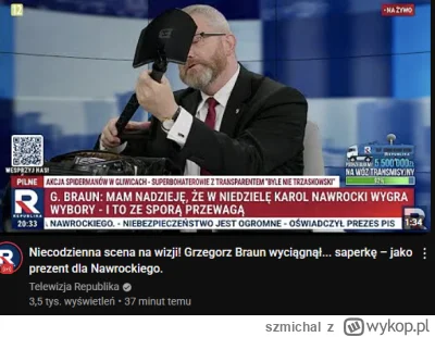 szmichal - #wybory xd po co głosować na brauna czy konfe jak na koniec dnia to to sam...