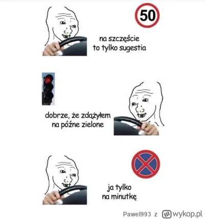 Pawel993 - O i mamy @Pan_krecik: typowy polski kierowca ktory jedzie z idealna predko...