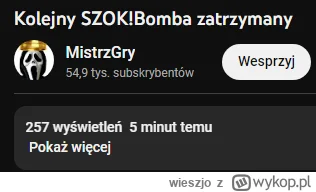 wieszjo - O #!$%@?, według informacji Mistrza Gry Bomba zatrzymany i przez 2 lata pra...