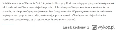 EissIckedouw - @Laronesq: 
 W pewnym momencie Heban nie wytrzymała i popuściła studio...