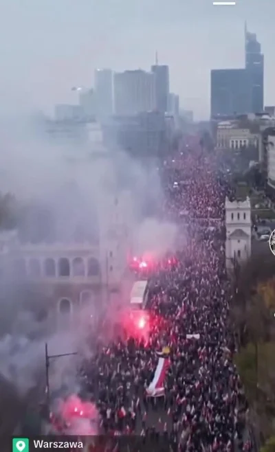 XeNinja - Widok z drona na caly marsz niepodległości.
#polityka #marszniepodleglosci