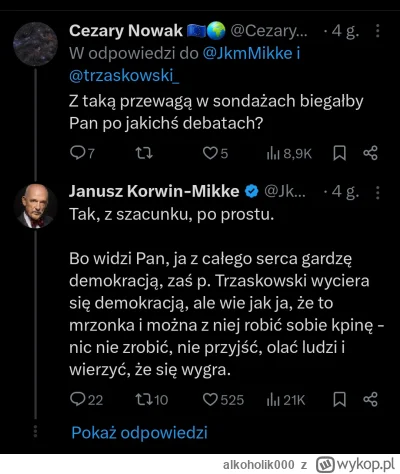 alkoholik000 - #kanalzero #polityka #warszawa 

Korwin odnośnie debaty Rafałka w TVP.