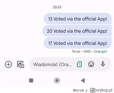 Marsik - zagłosowane (ʘ‿ʘ)

#eurowizja