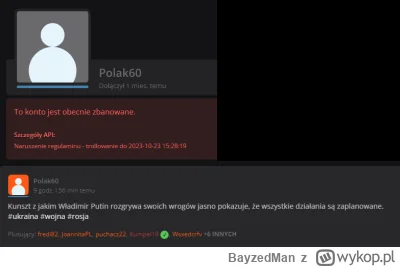 BayzedMan - Niby Polak a jednak rusek xD 
https://wykop.pl/ludzie/Polak60
-297 
#stob...