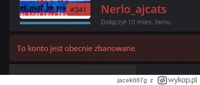 jacek007g - Aj nawet nie zauważyłem, tak szybko odchodzą, ale i tak z kolejnego konta...