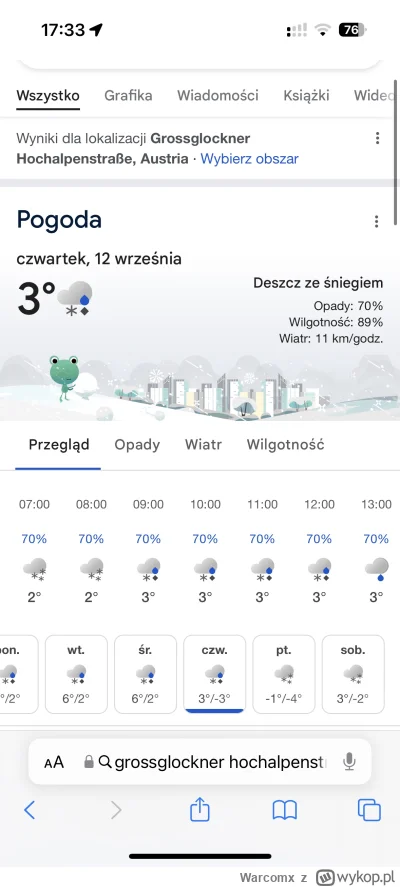 Warcomx - #austria #podroze #pytanie 

Siemka, był ktoś z Was na przełęczy Grossglock...