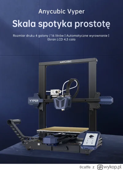 0caffe - Myślę nad jakąś używaną #drukarki3d i zastanawiam sie nad #anycubic Vyper, j...