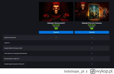 hotshops_pl - Diablo II: Resurrected / Diablo®️ Prime Evil Collection
https://hotshop...