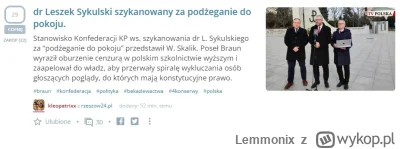 Lemmonix - @PomidorovaLova: Prawilnie przypominam, że Konfederosja to "głos krelma w ...