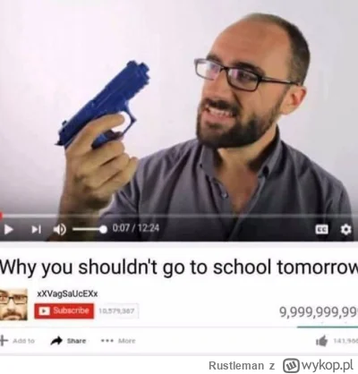 Rustleman - @Wiuta33: Nie przychodźcie jutro na uczelnię