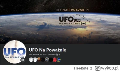 Heekate - Dziś pykło pierwsze 100 like na Facebook (⌐ ͡■ ͜ʖ ͡■)

#ufonapowaznie #ufo ...