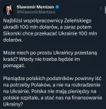 eFieN - Wy tu spuszczacie się o alko w sejmie... a kolejne 100 baniec leci na ukrów ;...