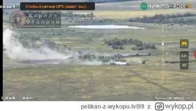 pelikan-z-wykopu-lvl99 - #ukraina #rosja #wojna Długie nagranie z drona obserwacyjneg...
