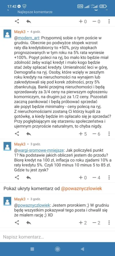 Krupier - Komentarz z lutego 2022. @Mayk3 chyba zapomniałeś wołać w grudniu albo ja p...