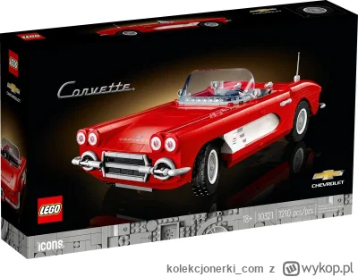 kolekcjonerki_com - Na początku sierpnia do sprzedaży trafi LEGO Icons 10321 Corvette...