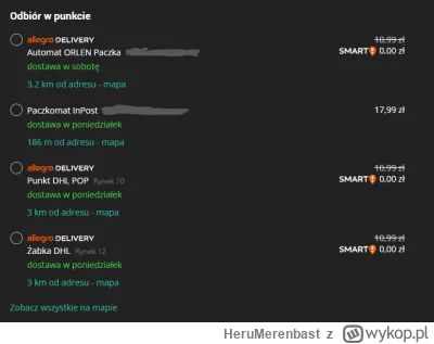 HeruMerenbast - To dostawa do paczkomatu już nie będzie za darmo na #allegro jak mam ...